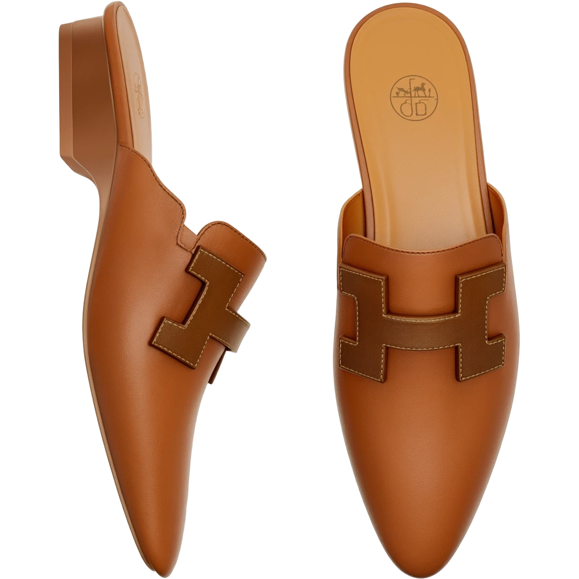 claquettes hermes emoji