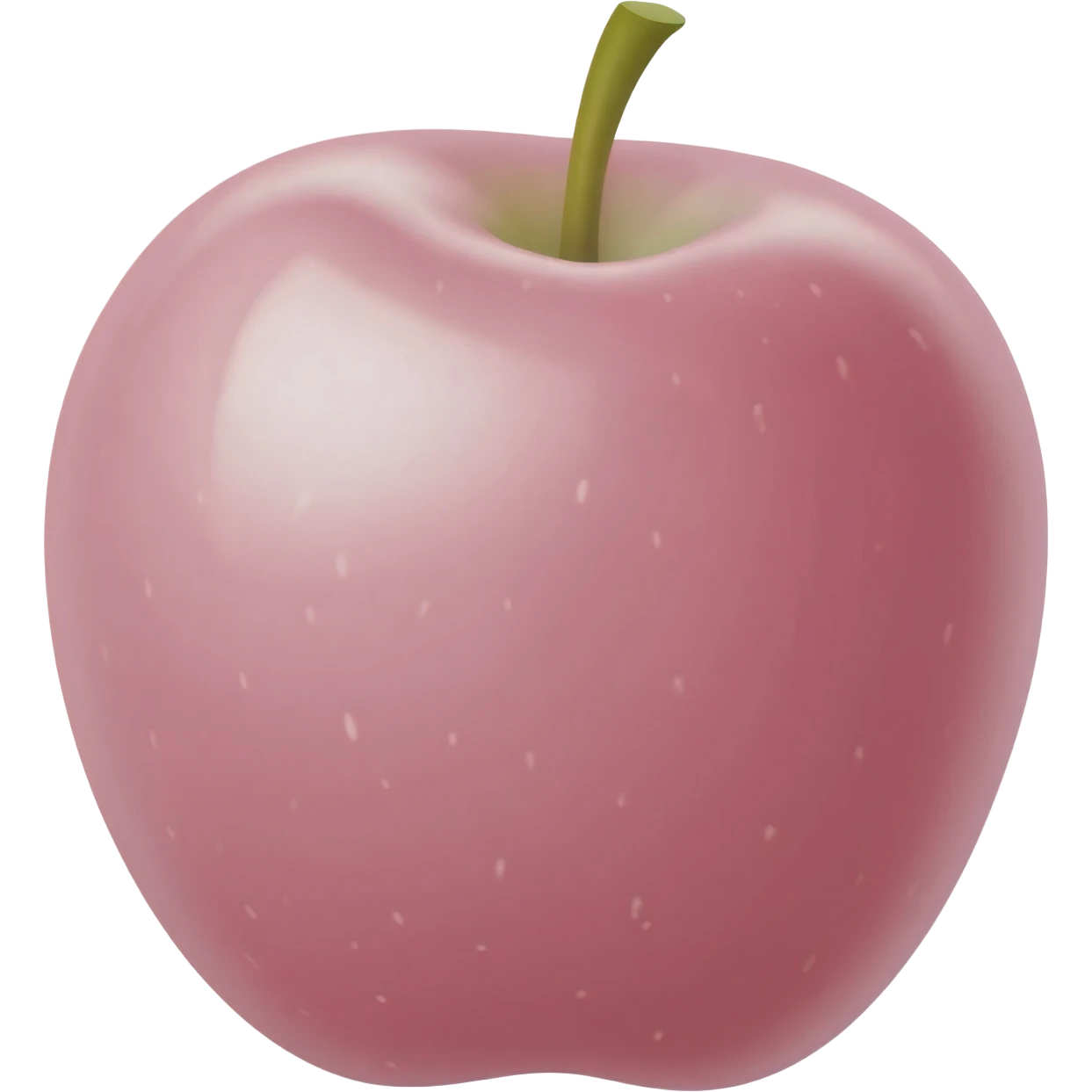 pale pink apple emoji