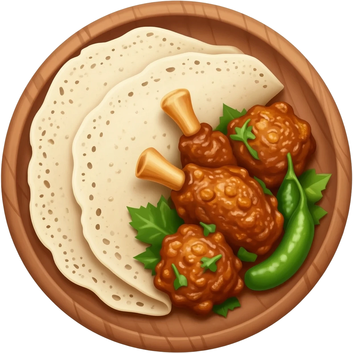 Sunday: Mutton Kurma with Dosa emoji