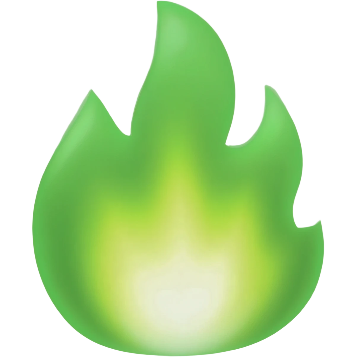 green fire emoji