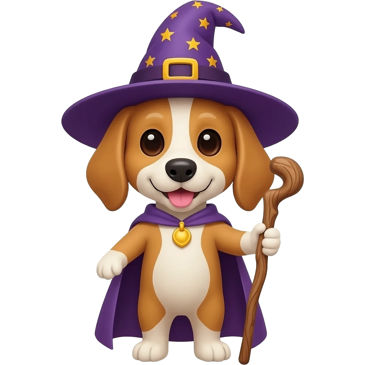 Dog wizard emoji