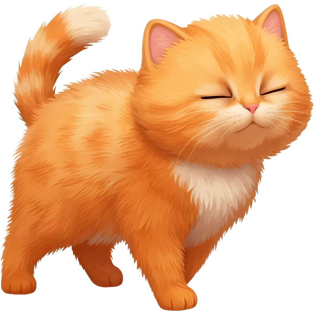 the kitten sneezes emoji