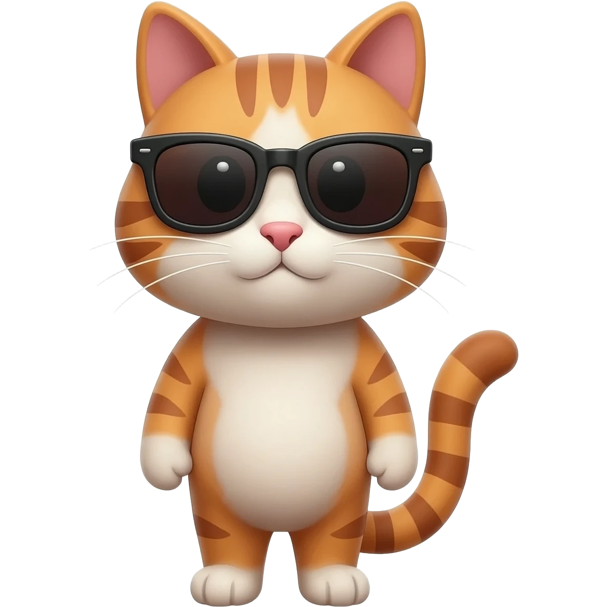 Cat wearing sunglasses emoji