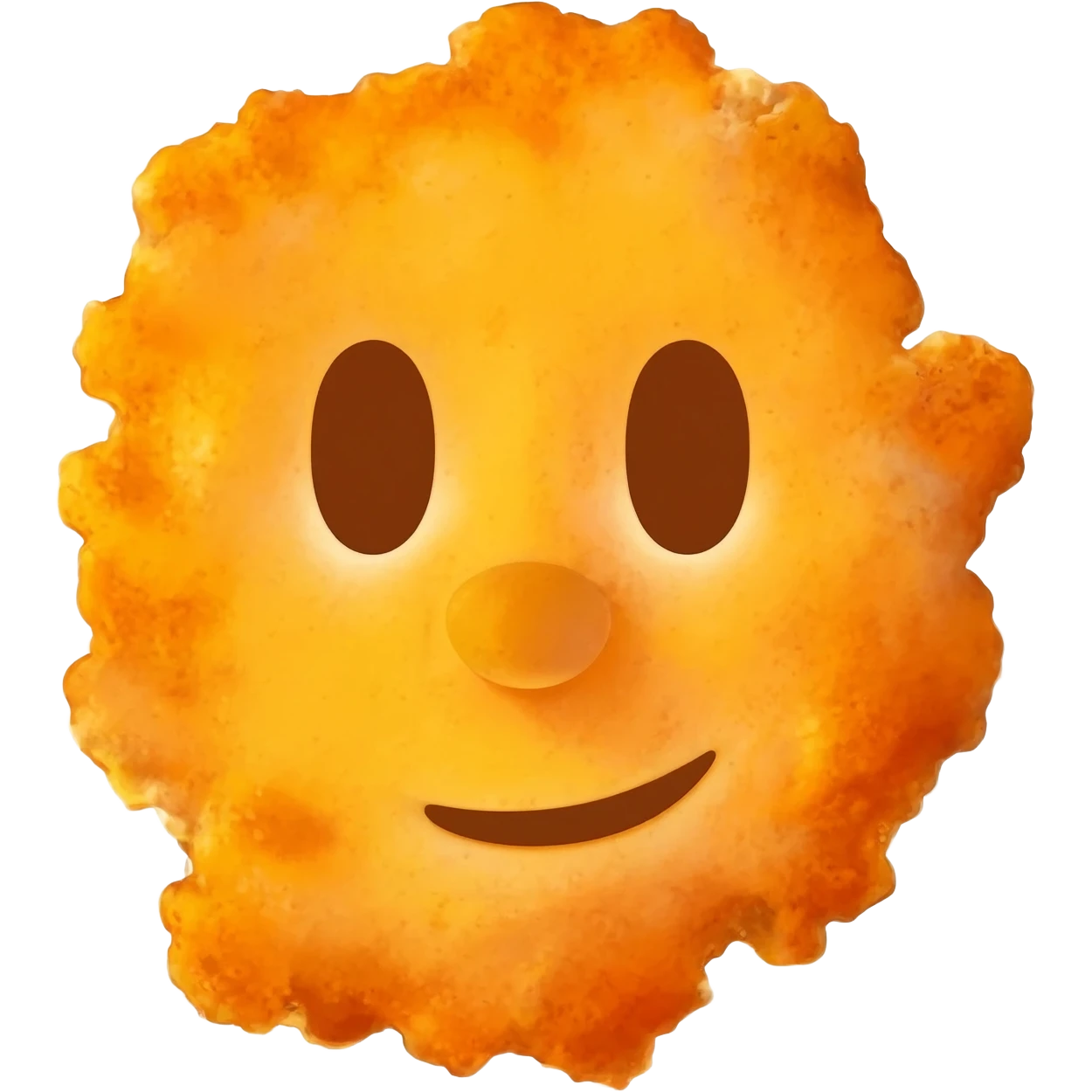 Quiero realizar un emoji en forma de Cheetos emoji