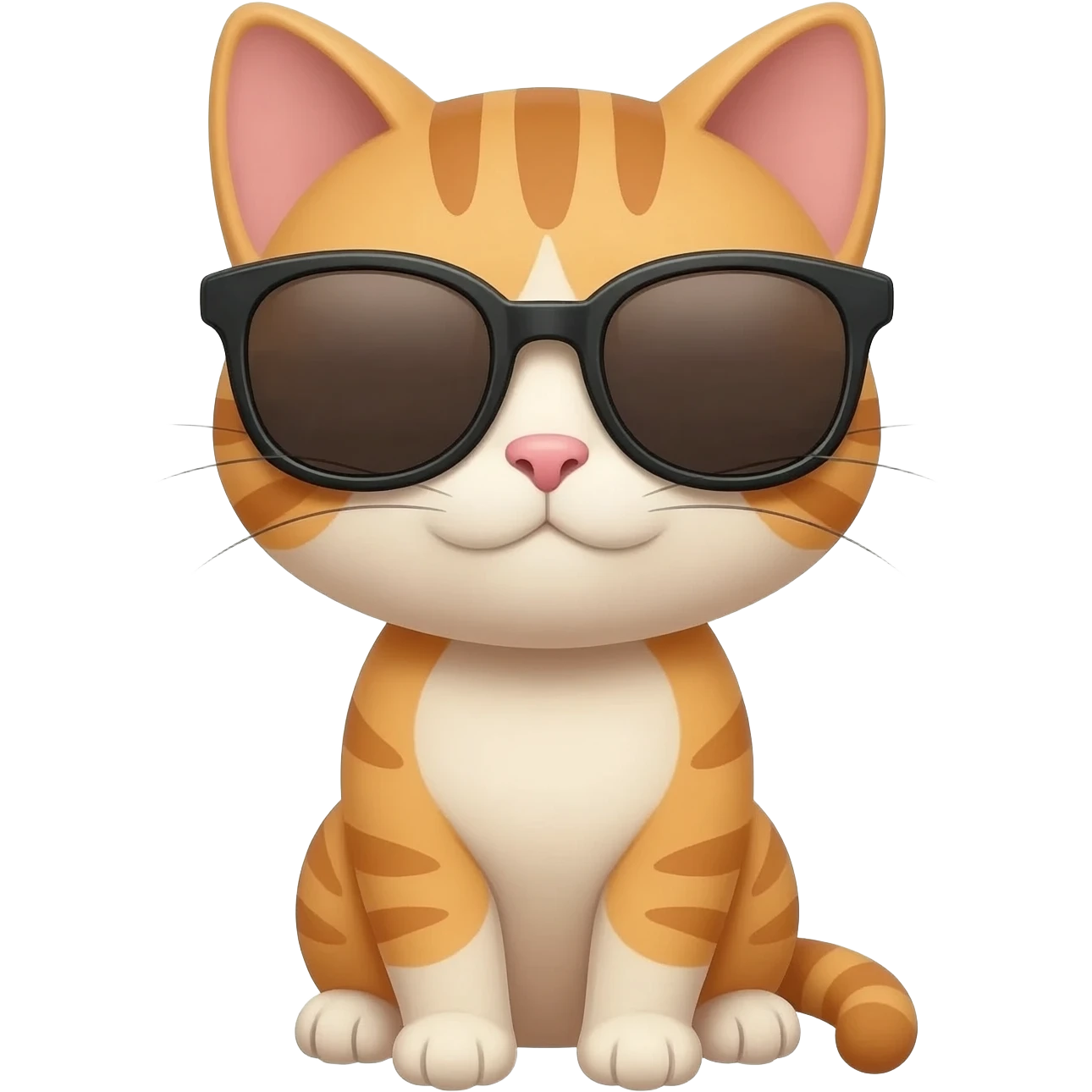 Cat wearing sunglasses emoji