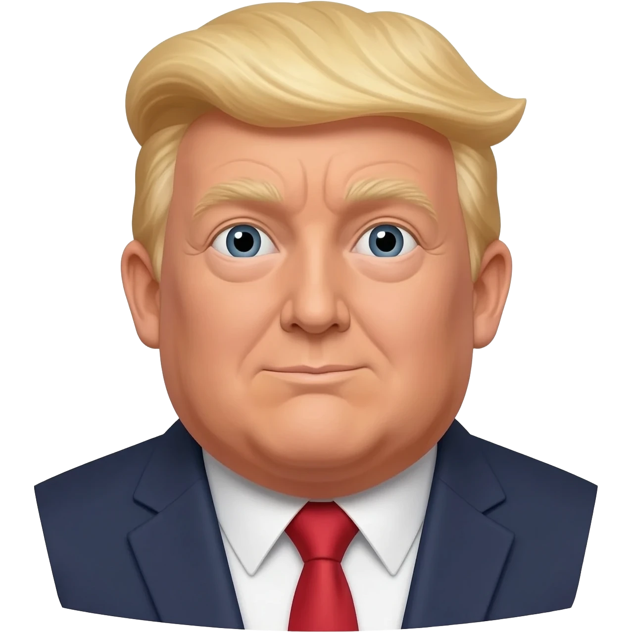 an old fat President Donald Trump emoji
