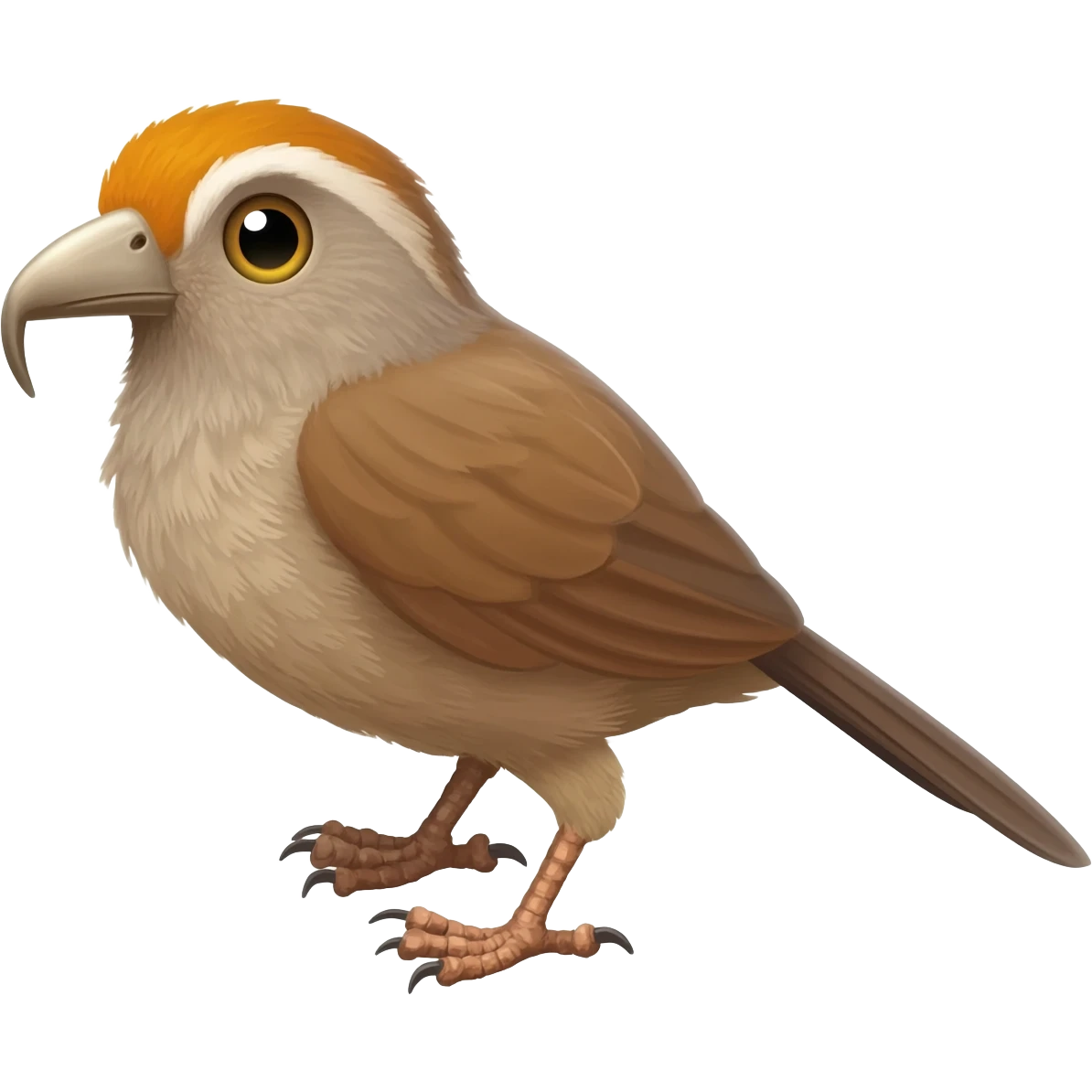 Bird with a desert eagle emoji