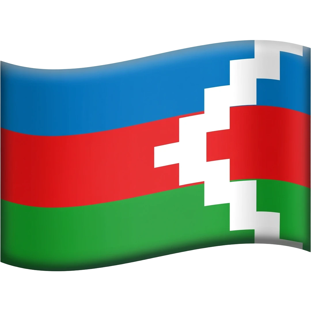 Artsakh emoji flag emoji