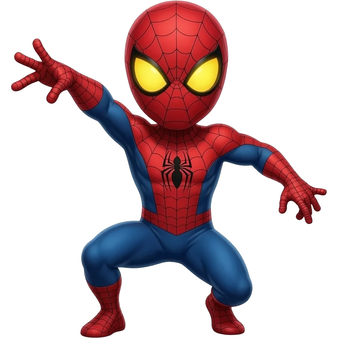 Spider man debout emoji