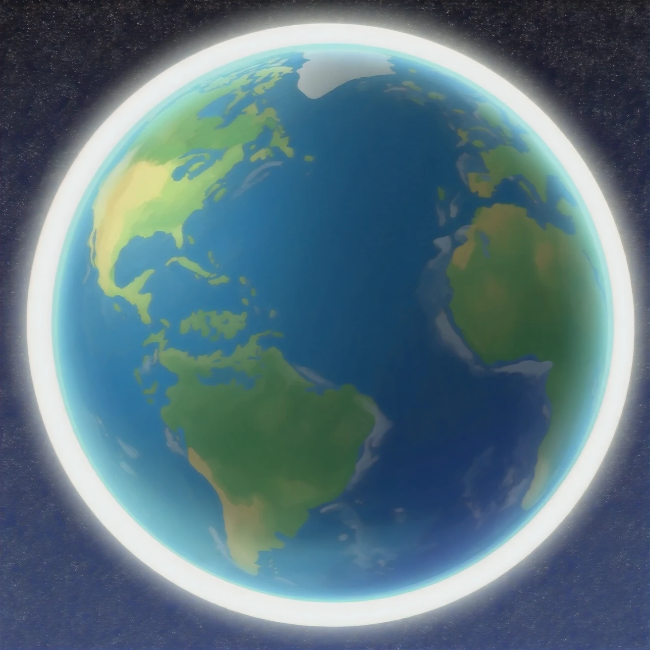 Core inside planet earth emoji