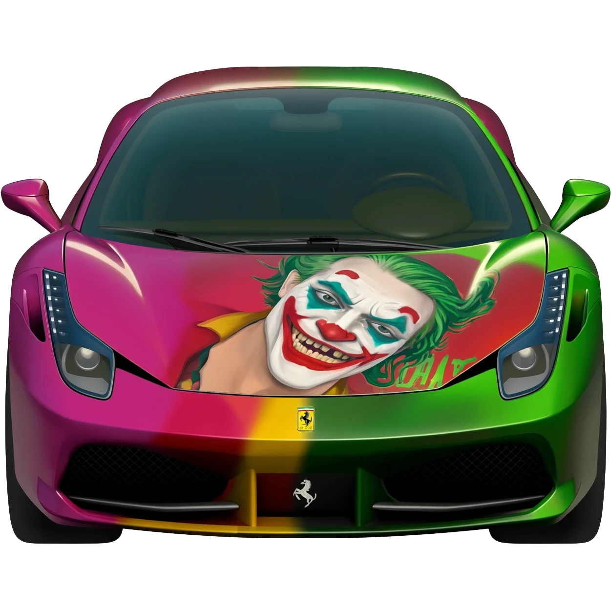 ferrari joker emoji