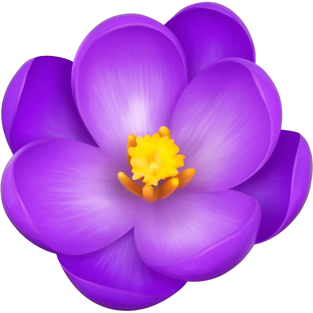 Crocus emoji