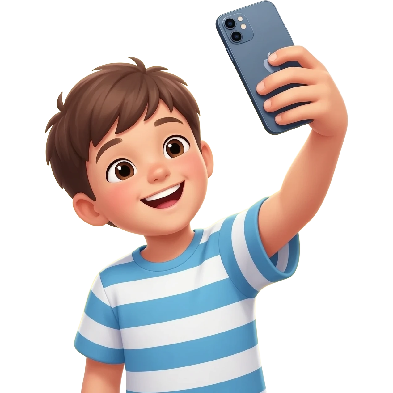 Selfie with iphone boy emoji