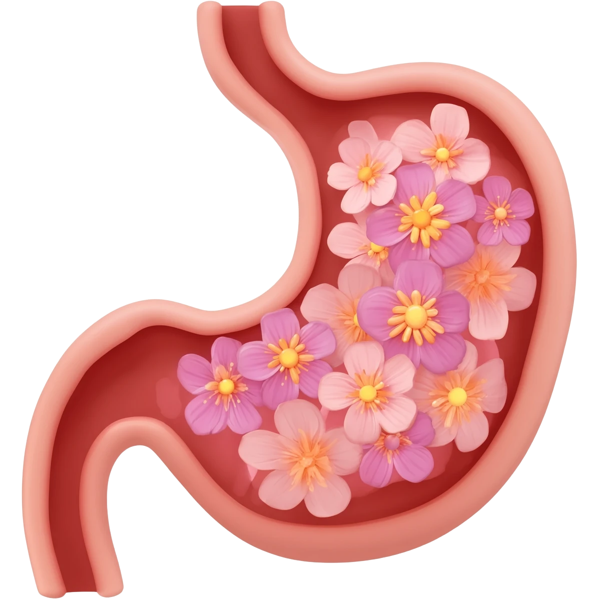 womb with flowers emoji