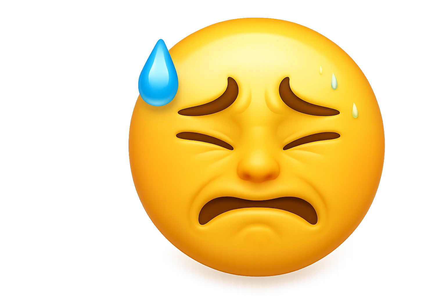 emoji stile iphone che riguarda l'argomento "stipsi/andrò al bagno oggi?", iperrealistico 4k emoji