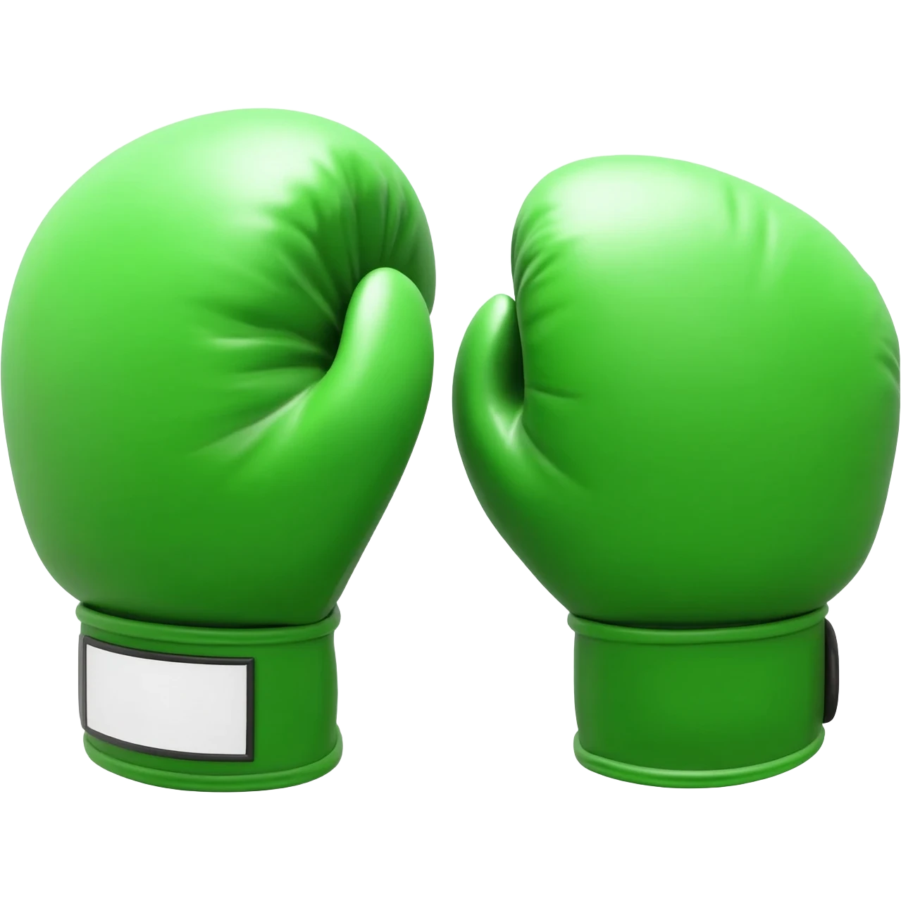 Green boxing gloves emoji
