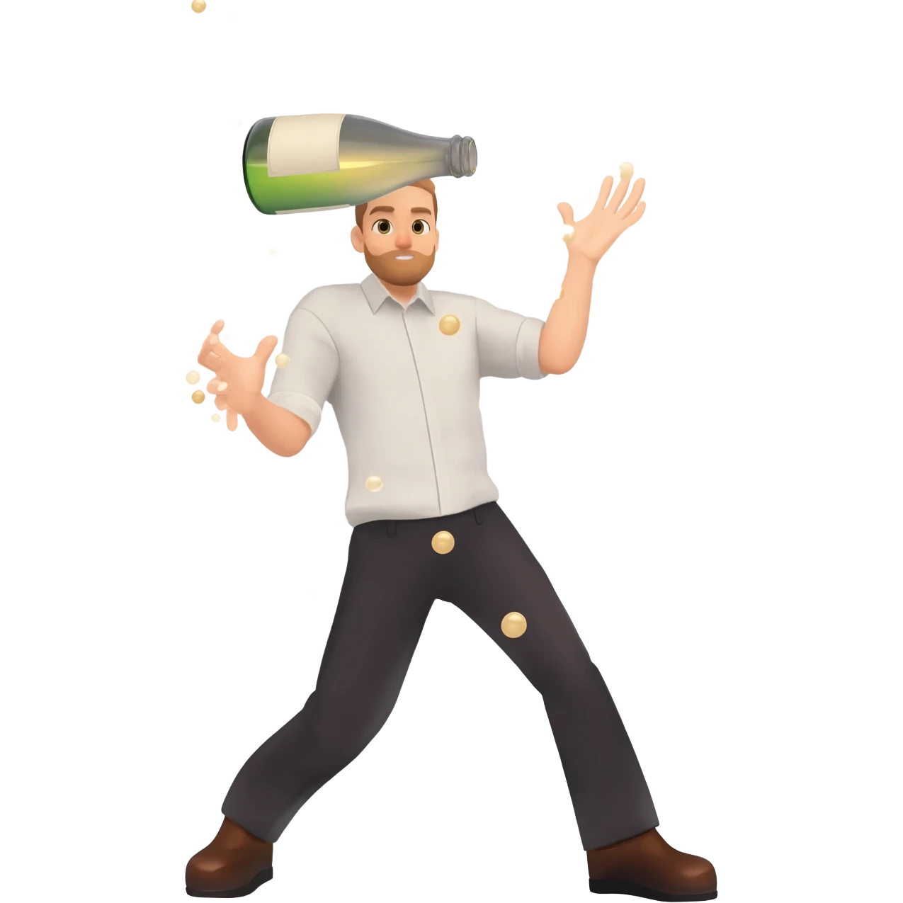 champagne shower emoji