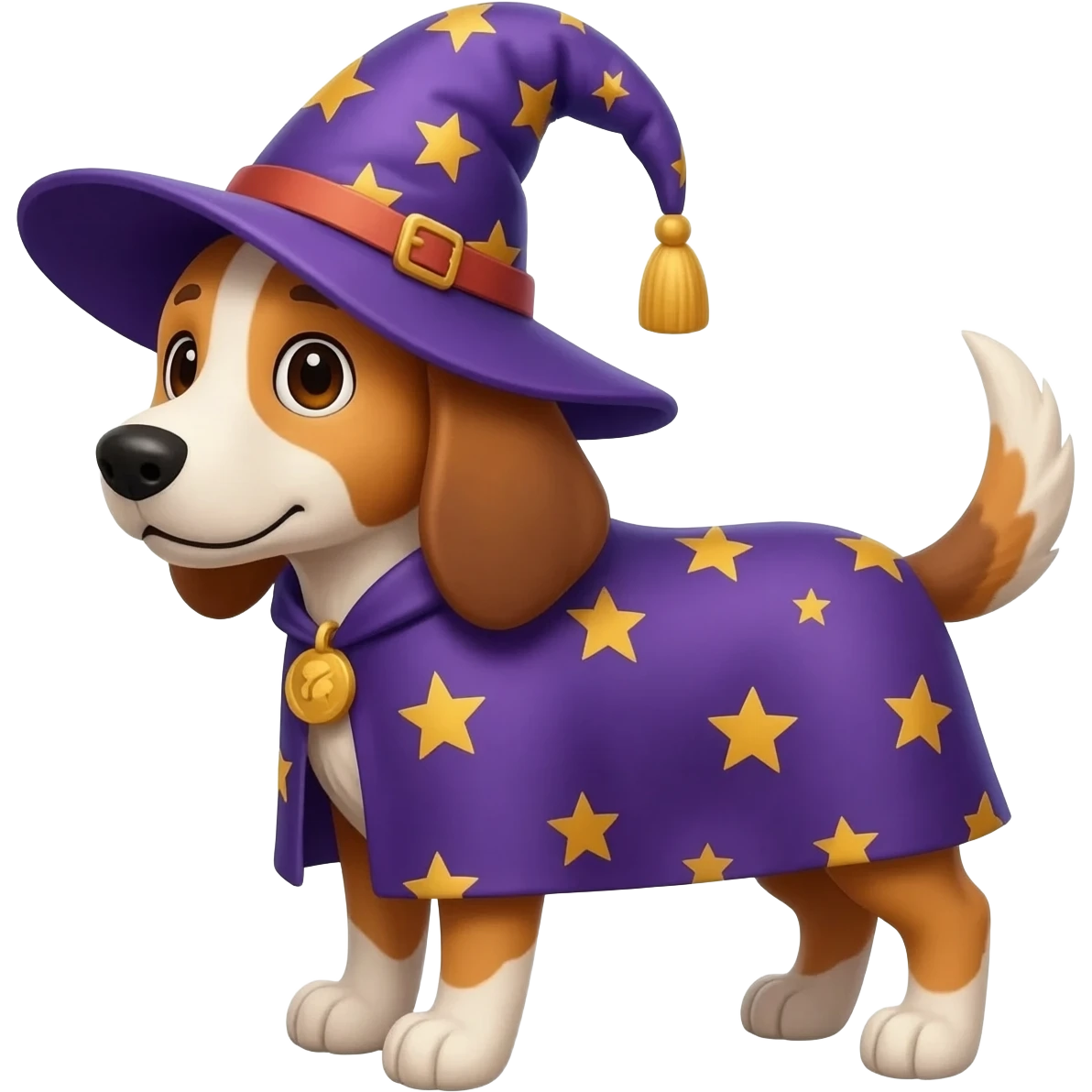 Dog wizard emoji