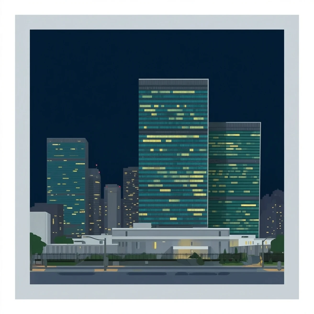 the U.N. headquarters if it was a ghetto in compton emoji