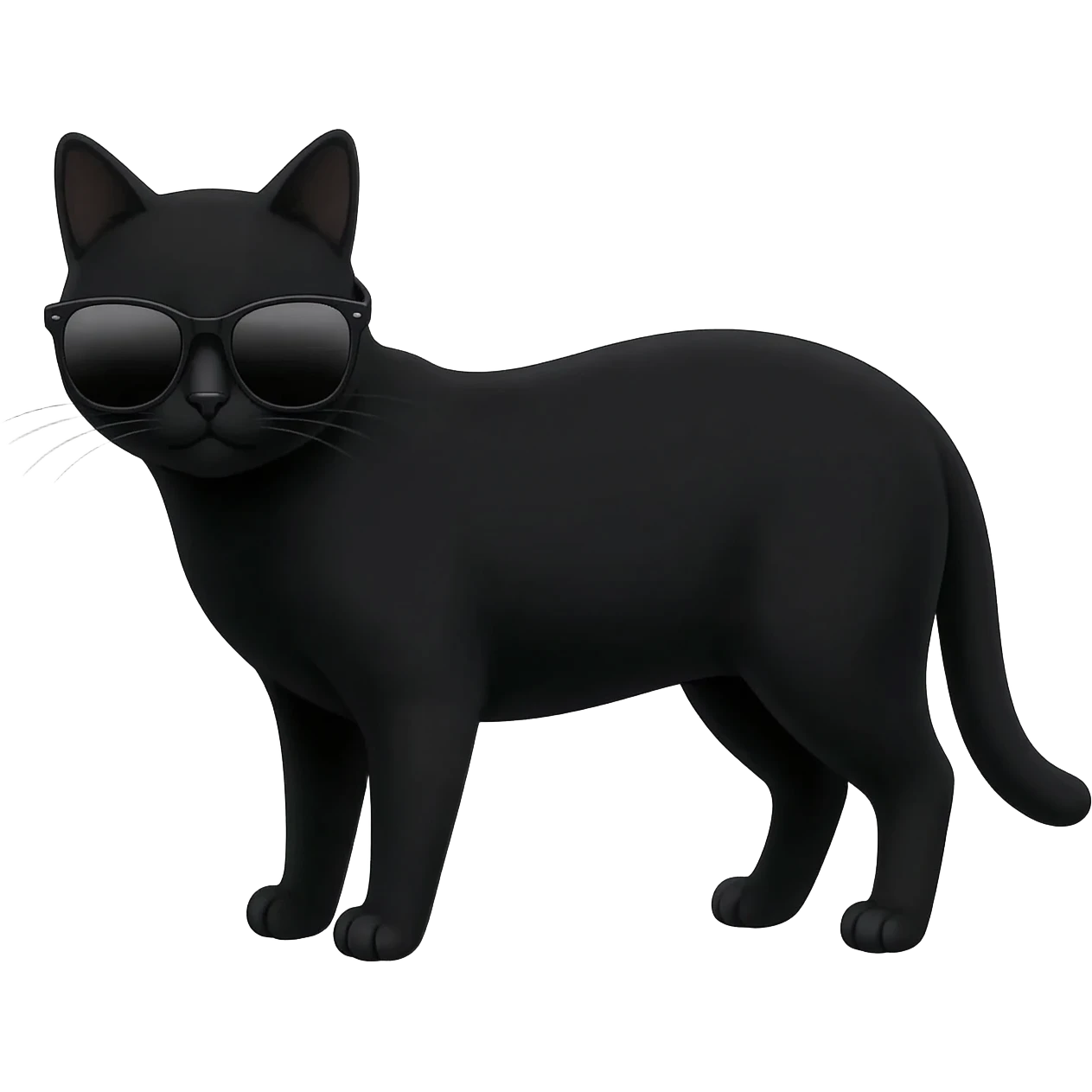 Cat wearing sunglasses emoji