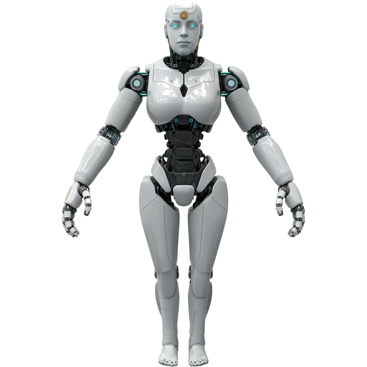 Modern Futuristic Cyborg-Vernid-Sergal-Trico-Protogen-Robot-species by LiLaiRa full body emoji