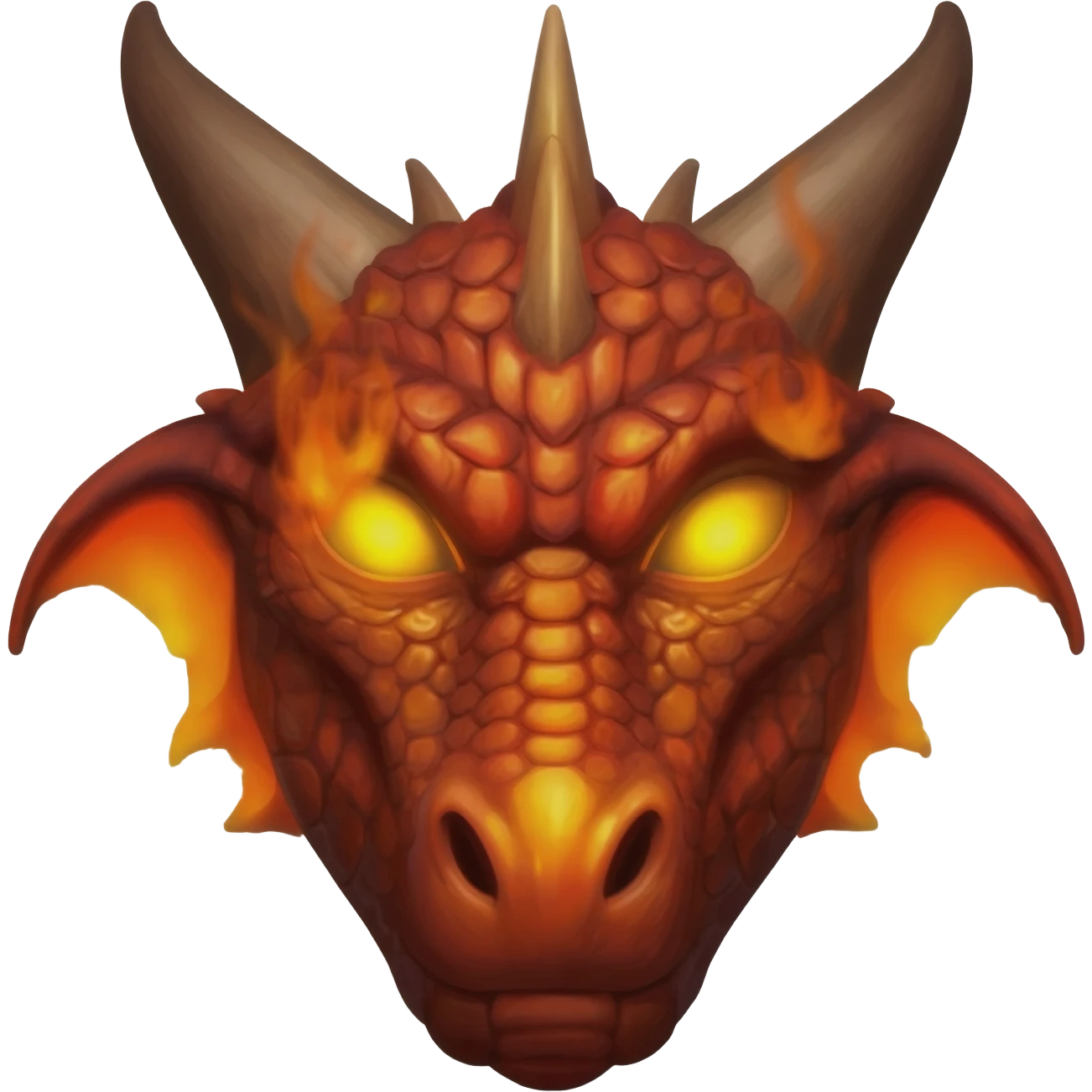 Fire dragon emoji should look dangerous emoji