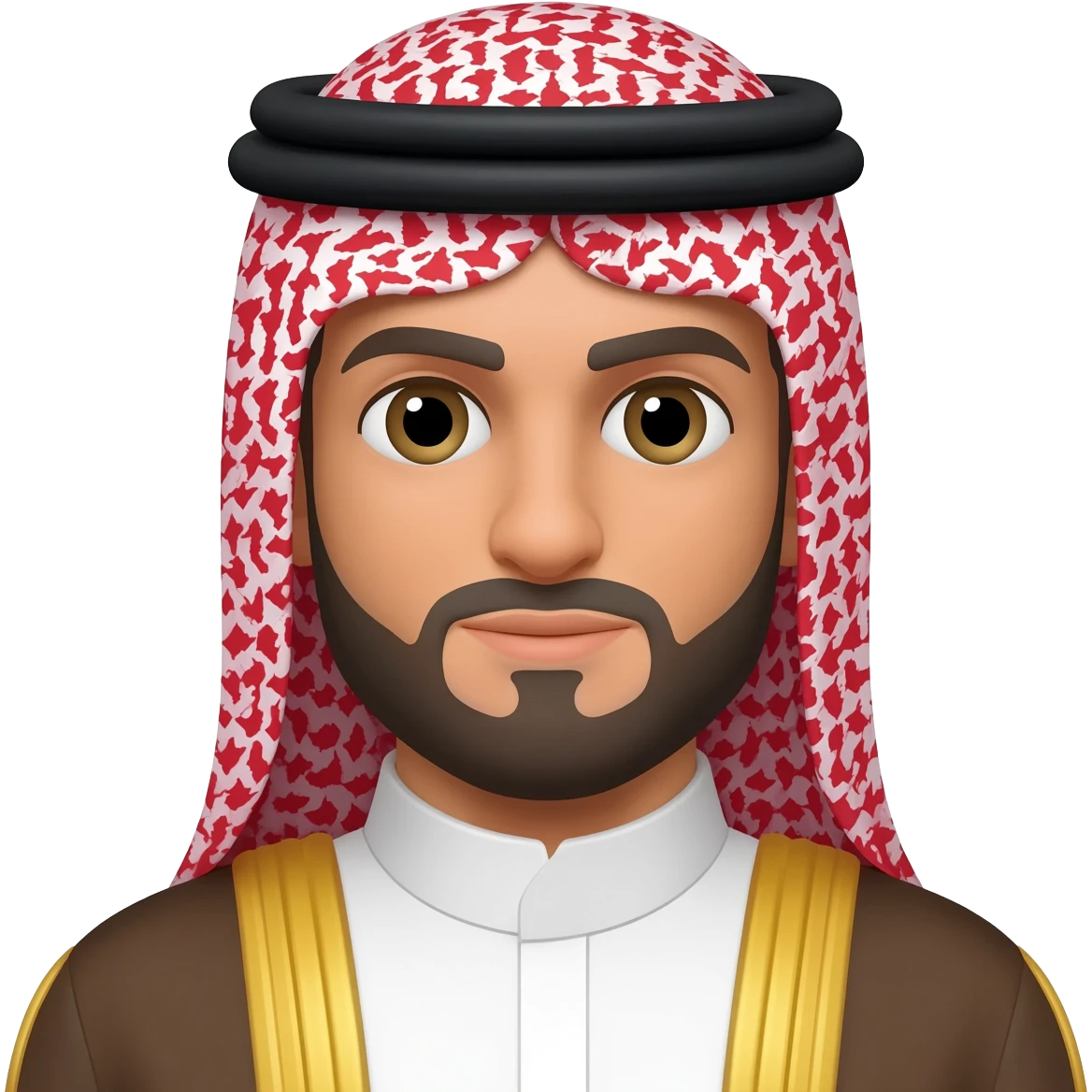 Saudi male with a shumagh emoji
