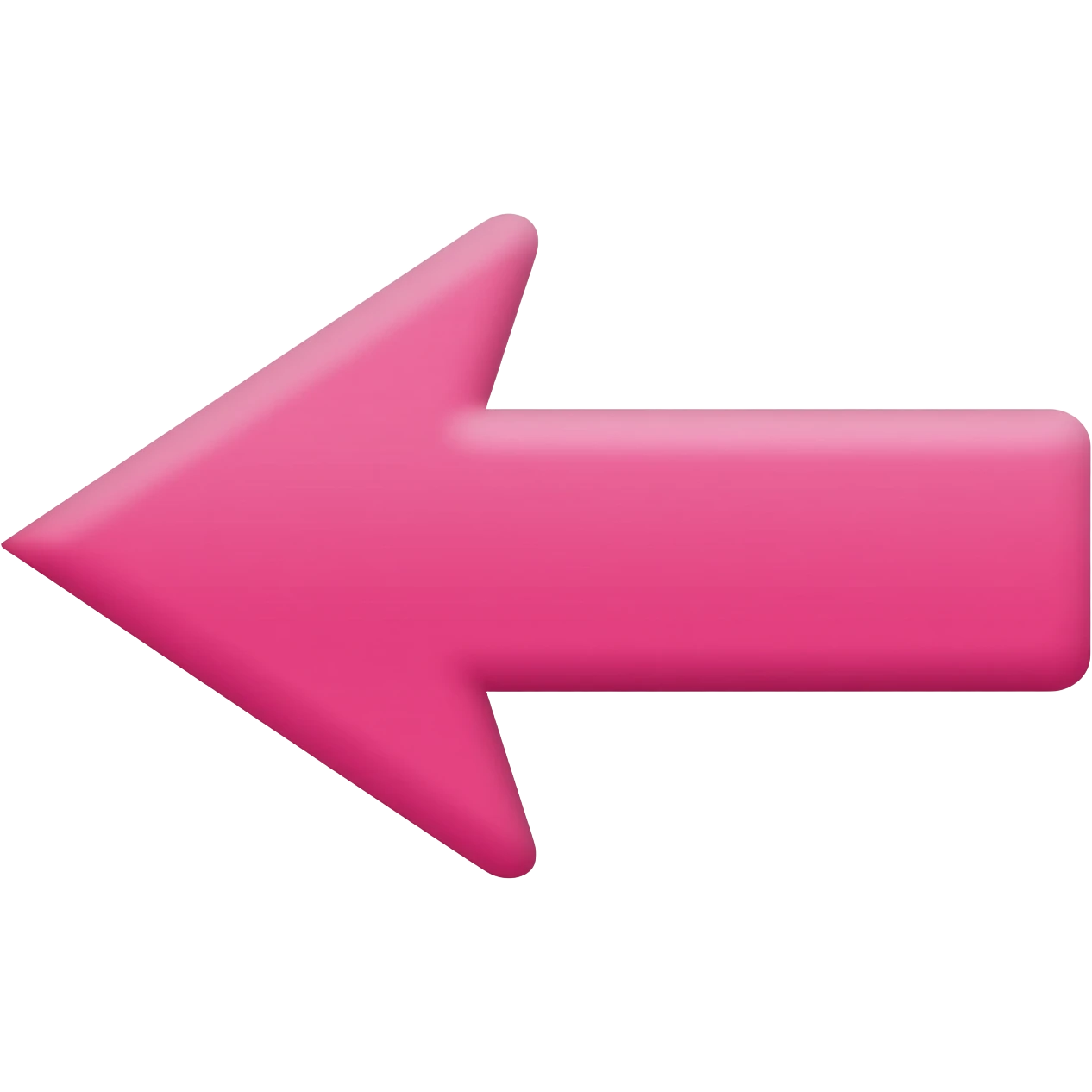 arrown  left pink emoji