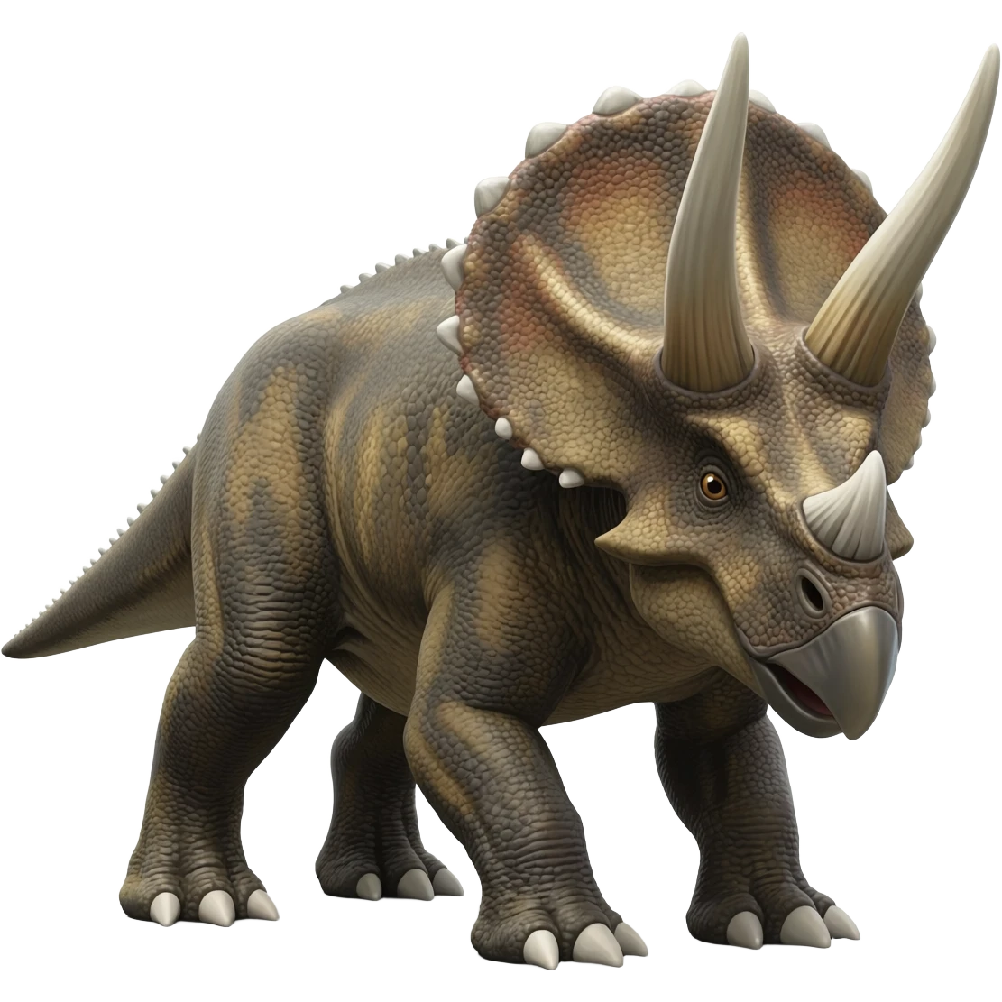 Triceratops dinosaur emoji
