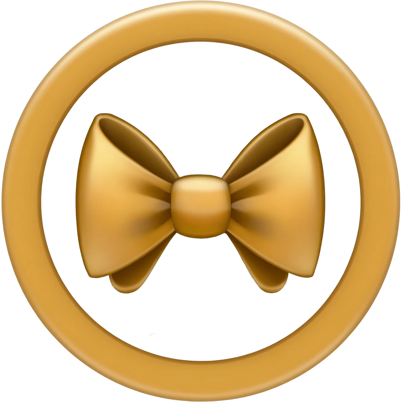 For fingerprint logo make brownish golden bow emoji