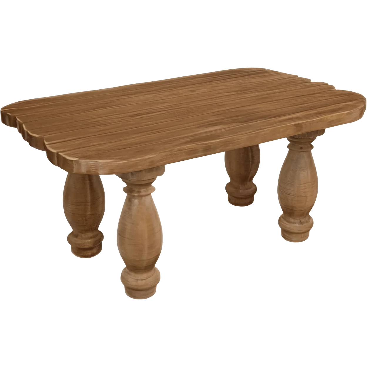 WOODEN OUTDOOR TABLE emoji