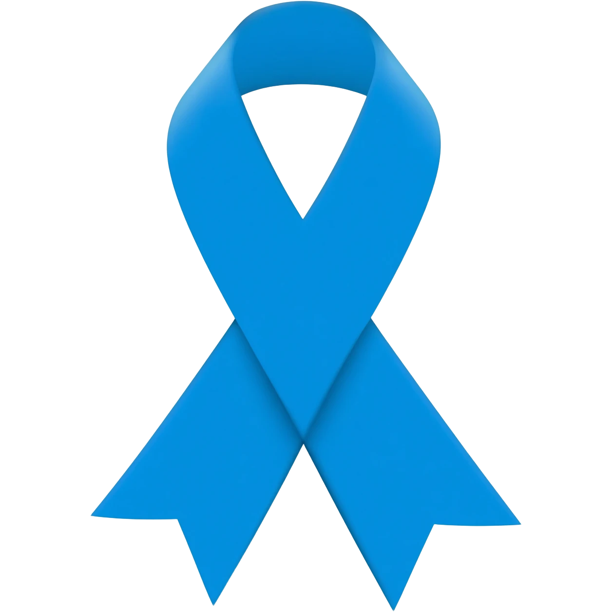 blue ribbon pin emoji