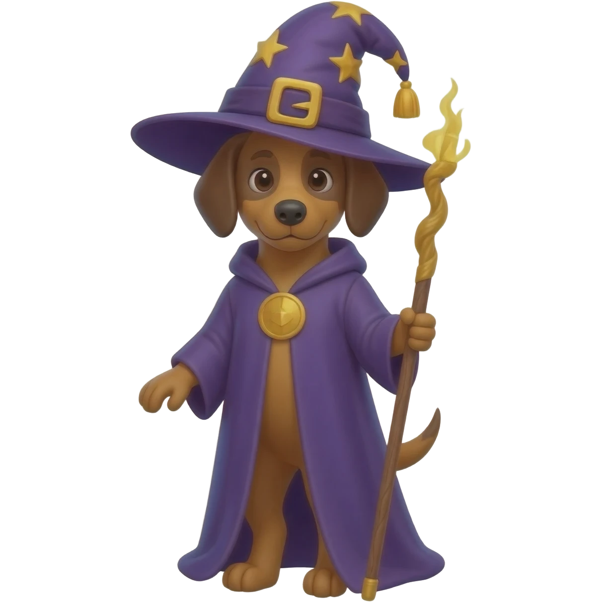 Dog wizard emoji