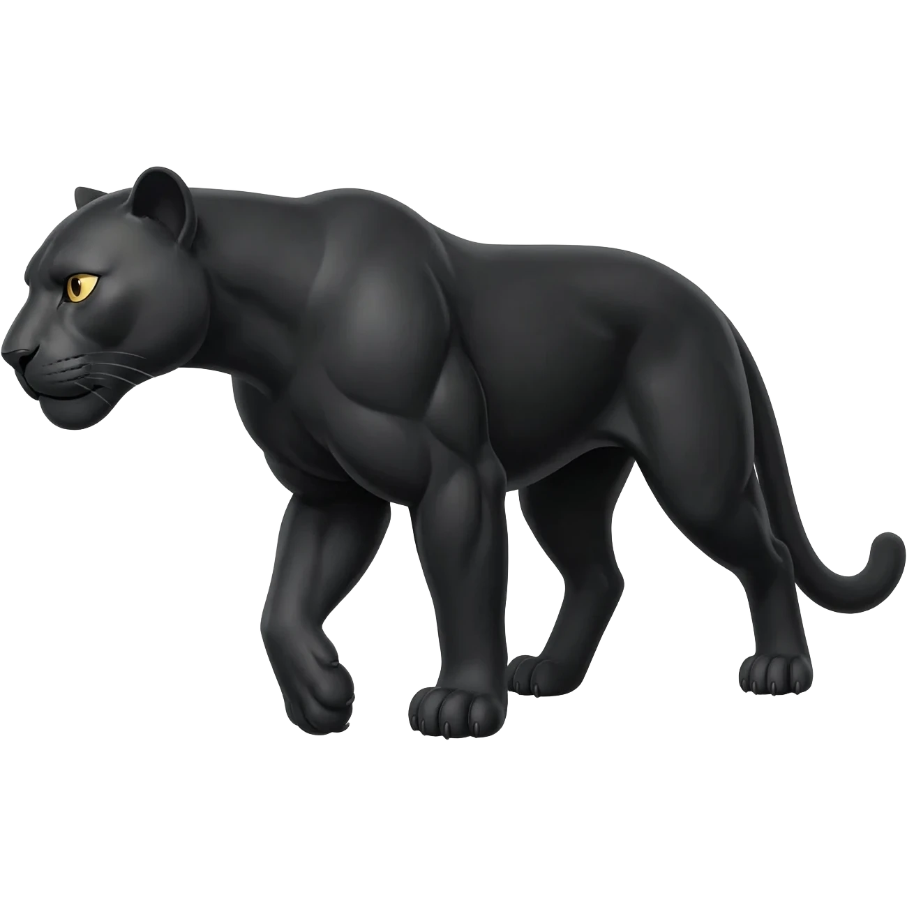 pantera mirando a la izquierda emoji