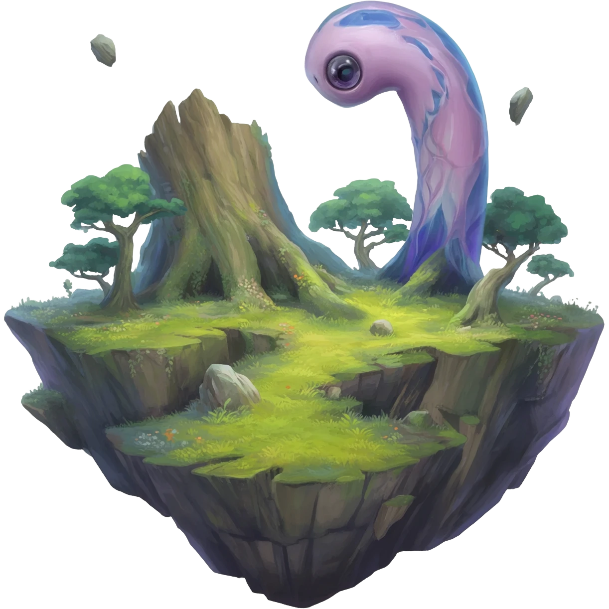 Epic painted artistic complex detailed aesthetic-Fakémon-creature-scenery emoji