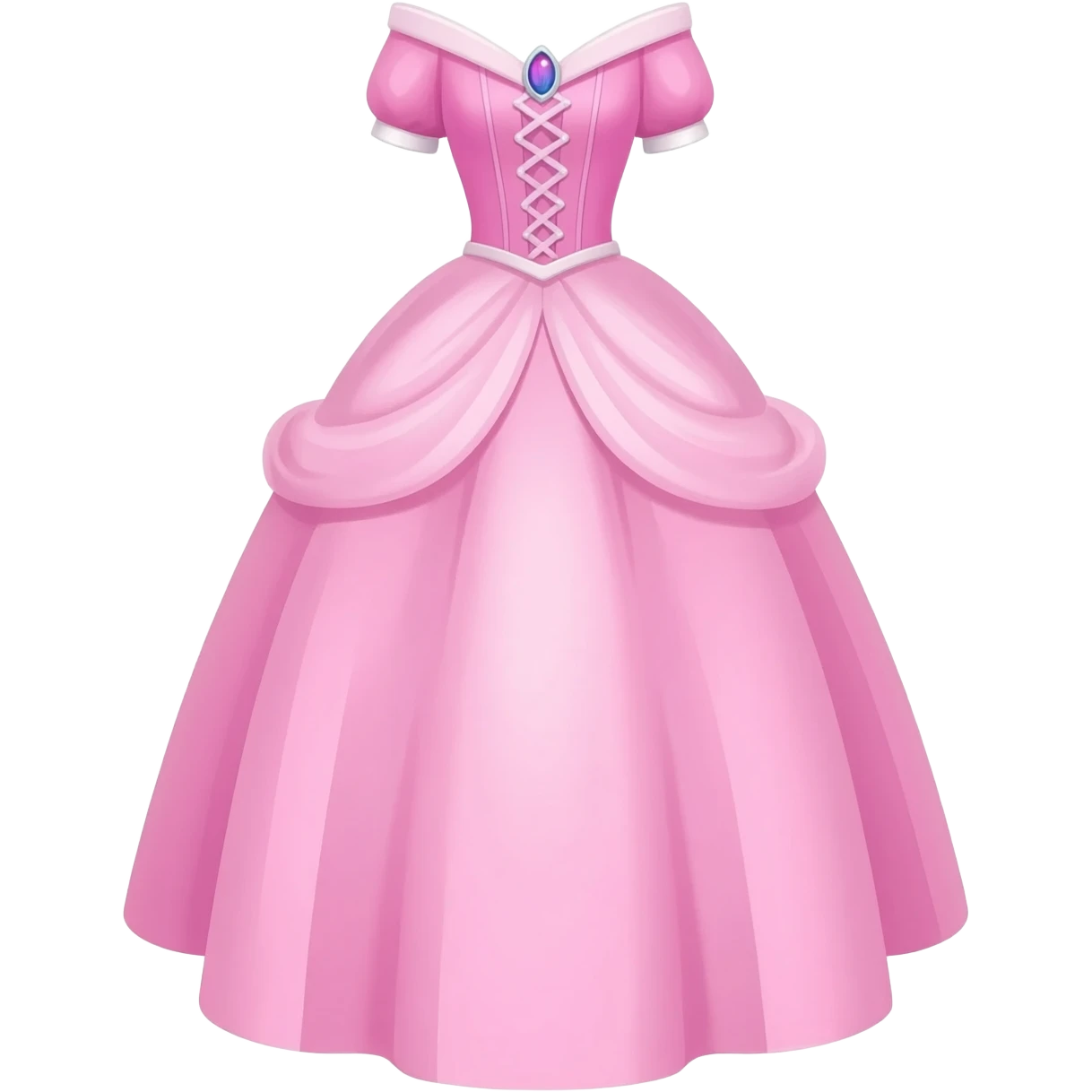 Light pink princess dress emoji