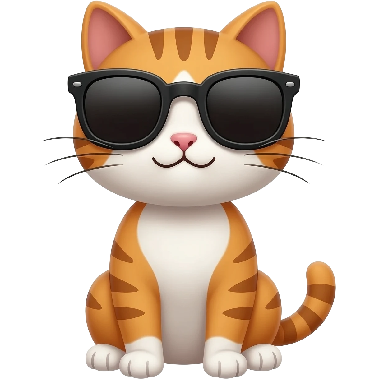 Cat wearing sunglasses emoji