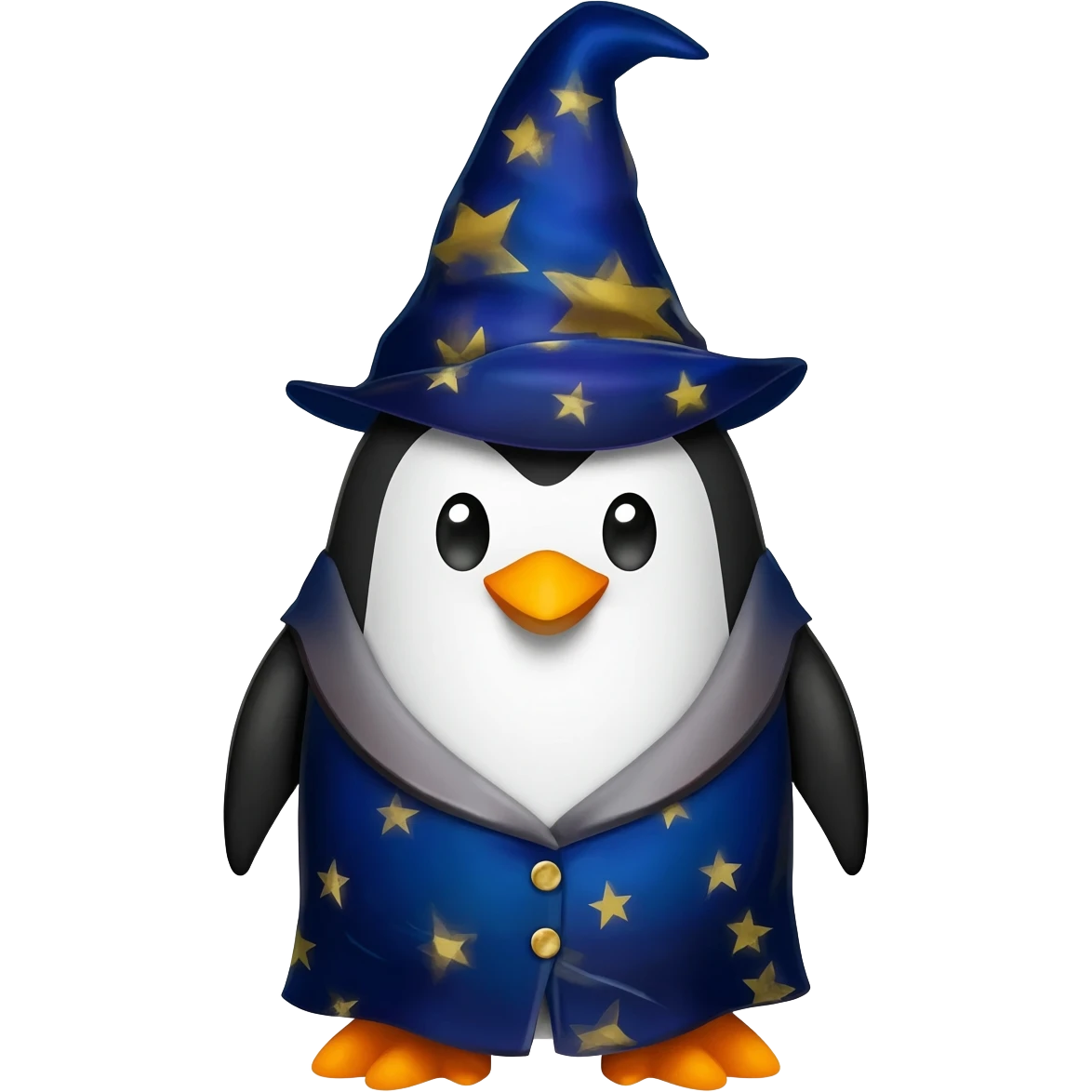 Penguin Wizard emoji