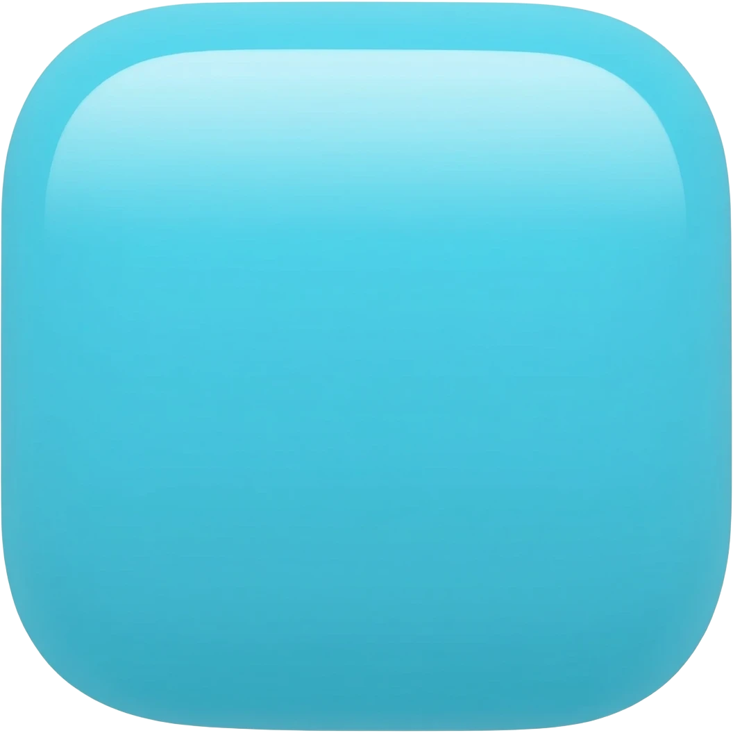 Bleu turquoise emoji