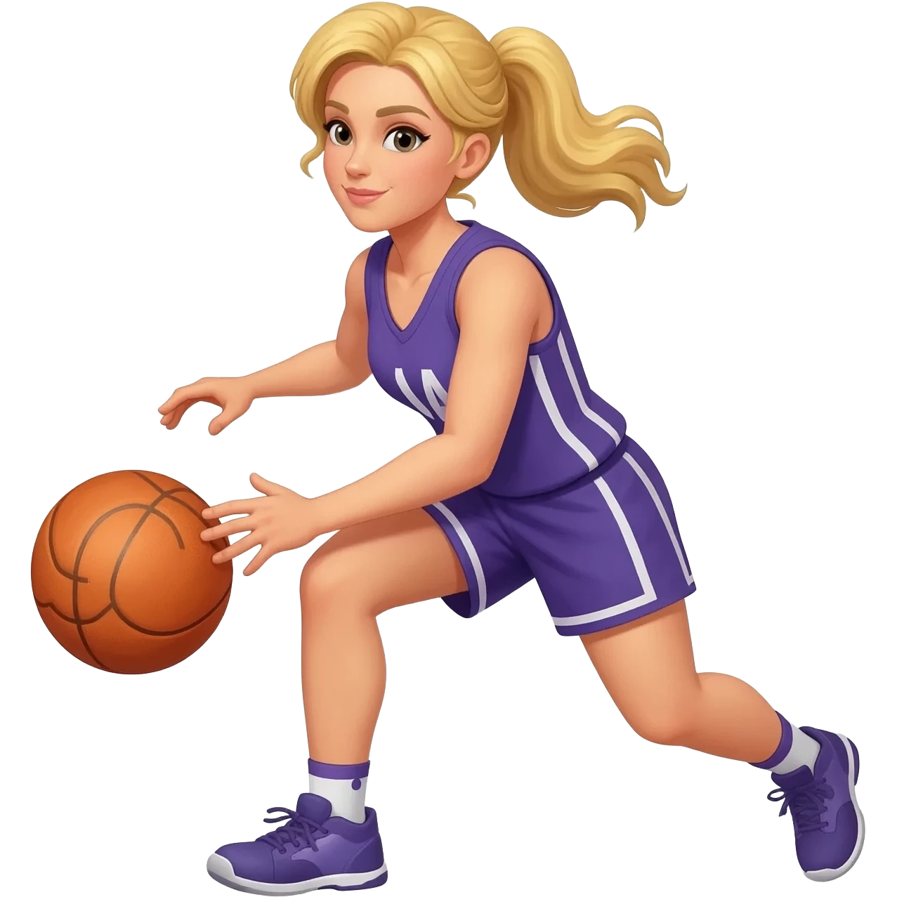 Basketballs blonde Women emoji