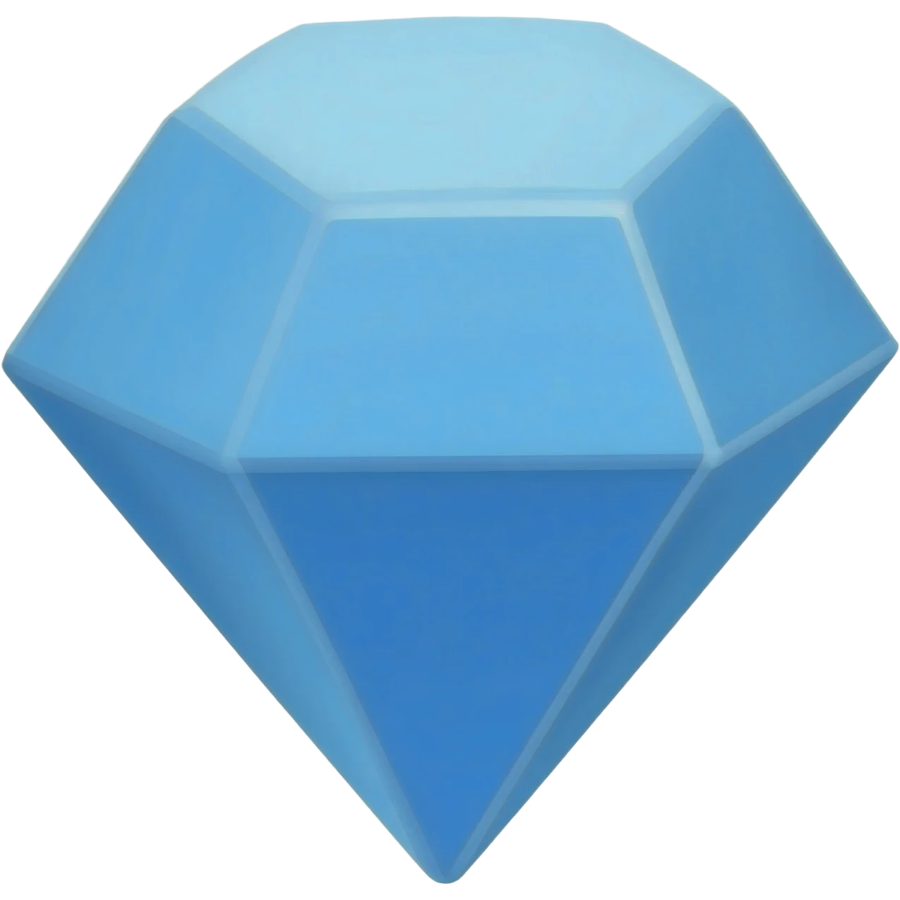 A blue diamond emoji