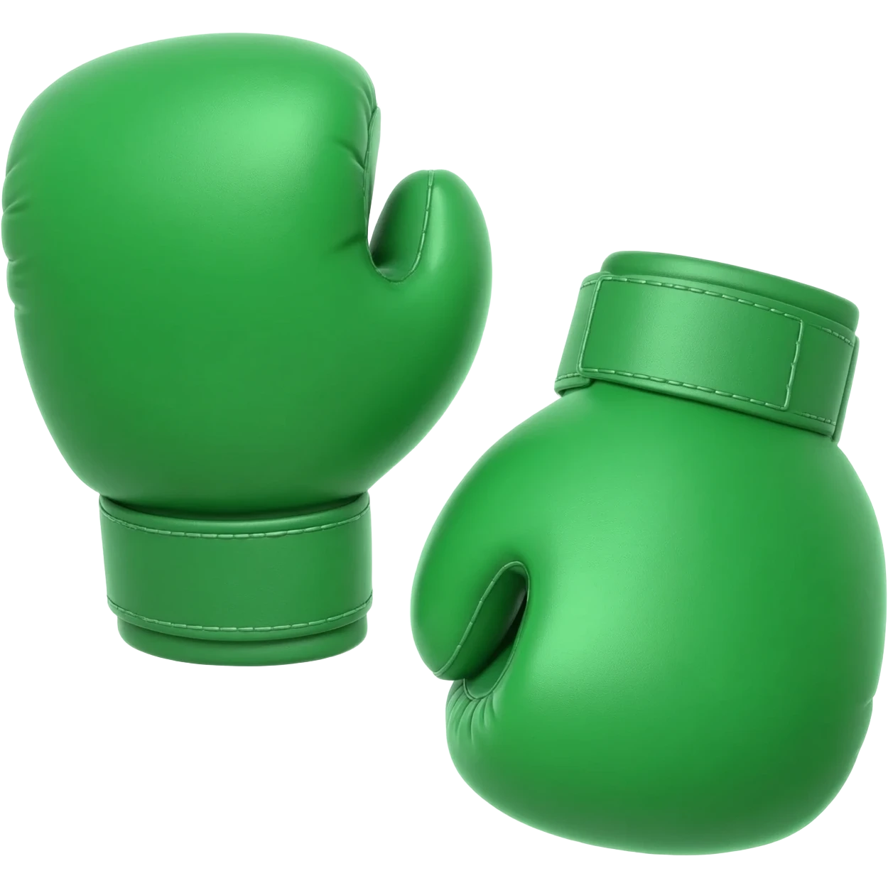 Green boxing gloves emoji emoji