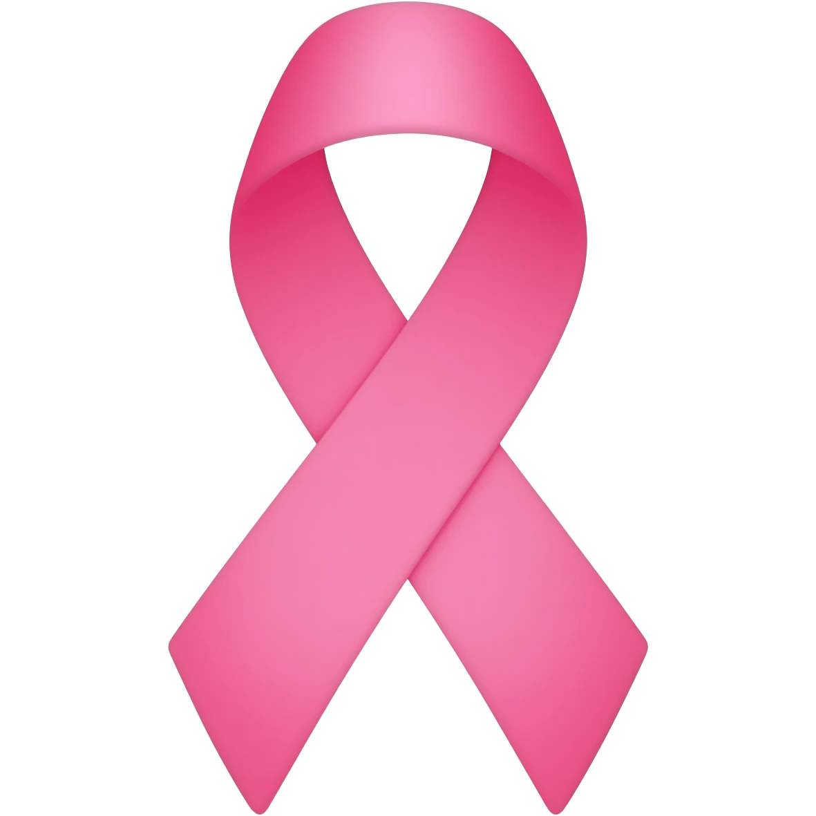 pink breast cancer ribbon emoji