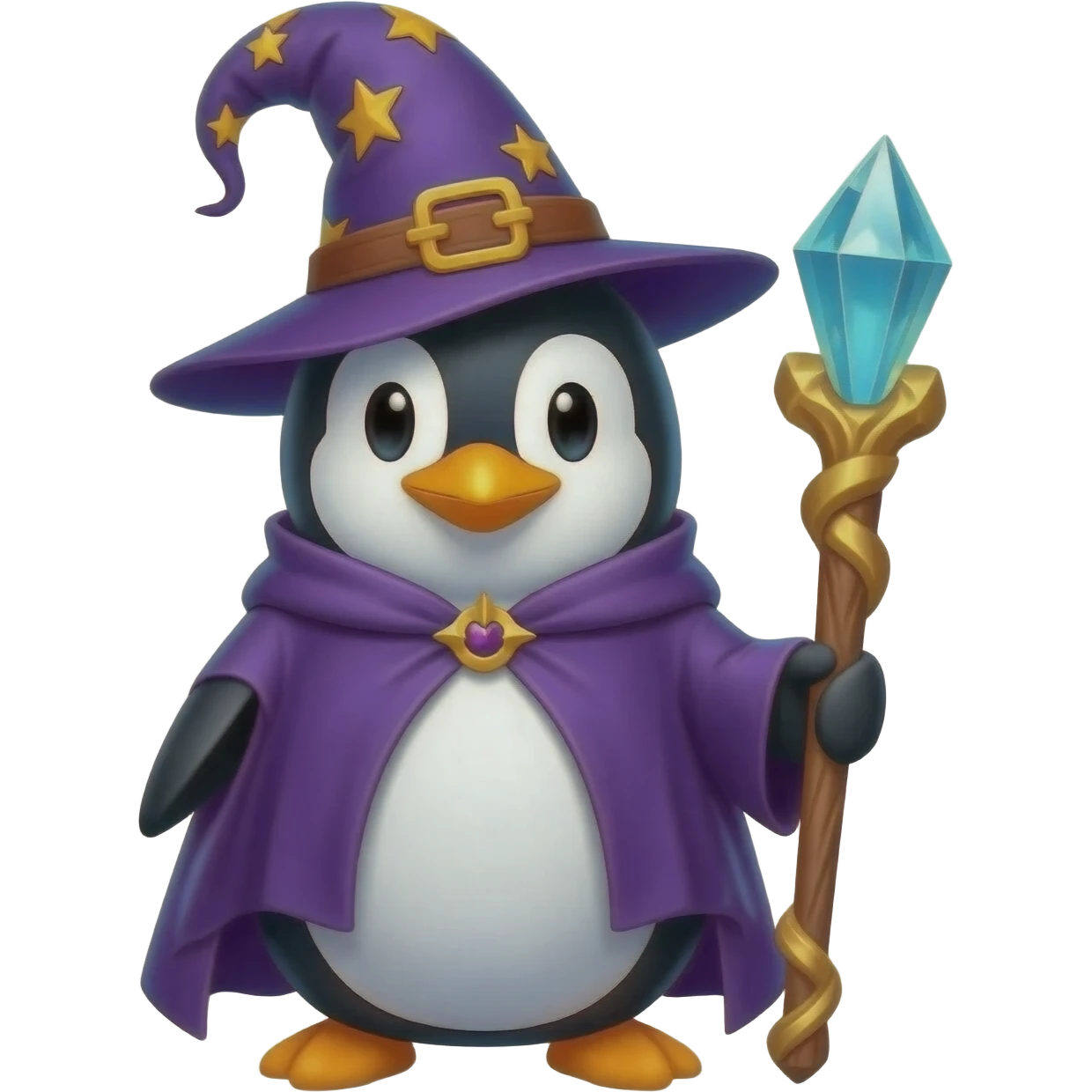 Sorcerer penguin emoji