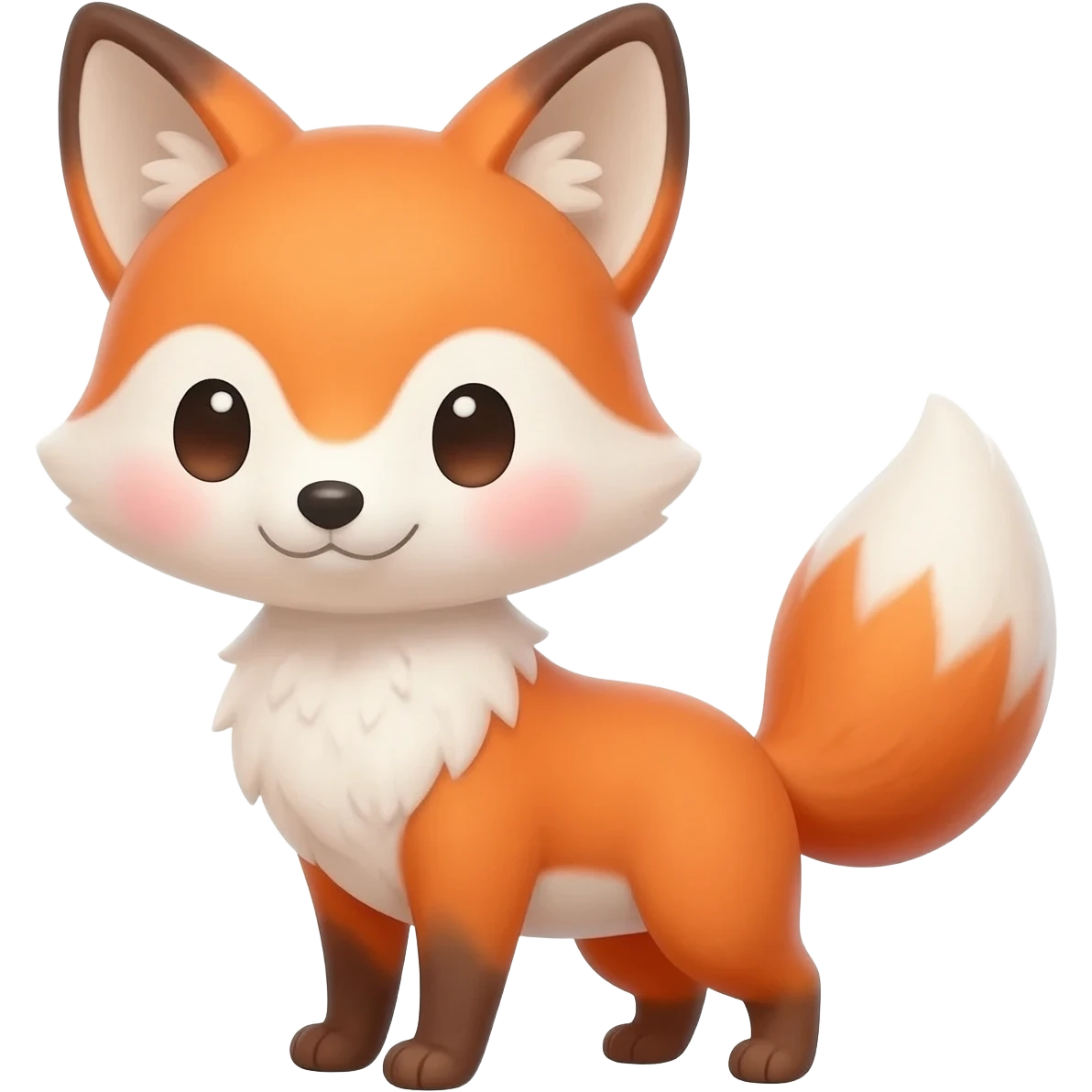 Cute kitsune emoji