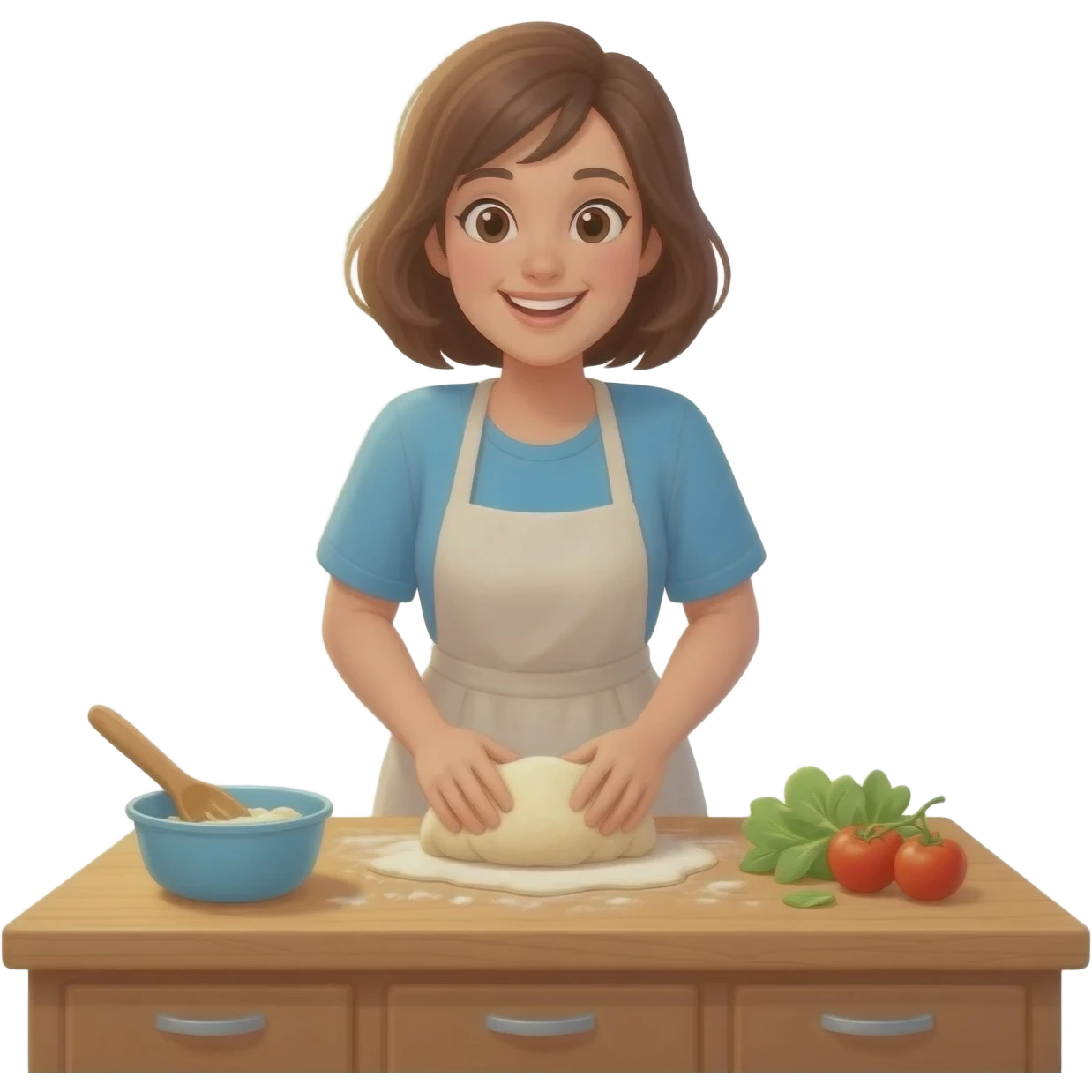 she is cooking home-made food emoji