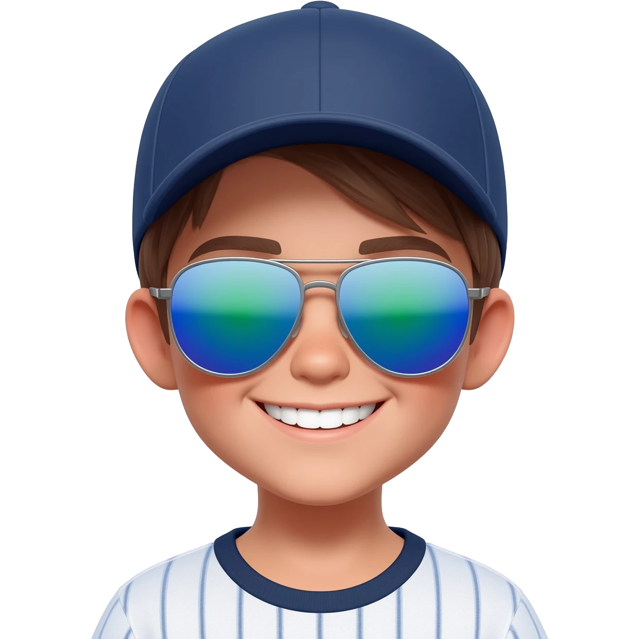 Niño con gafas de sol emoji