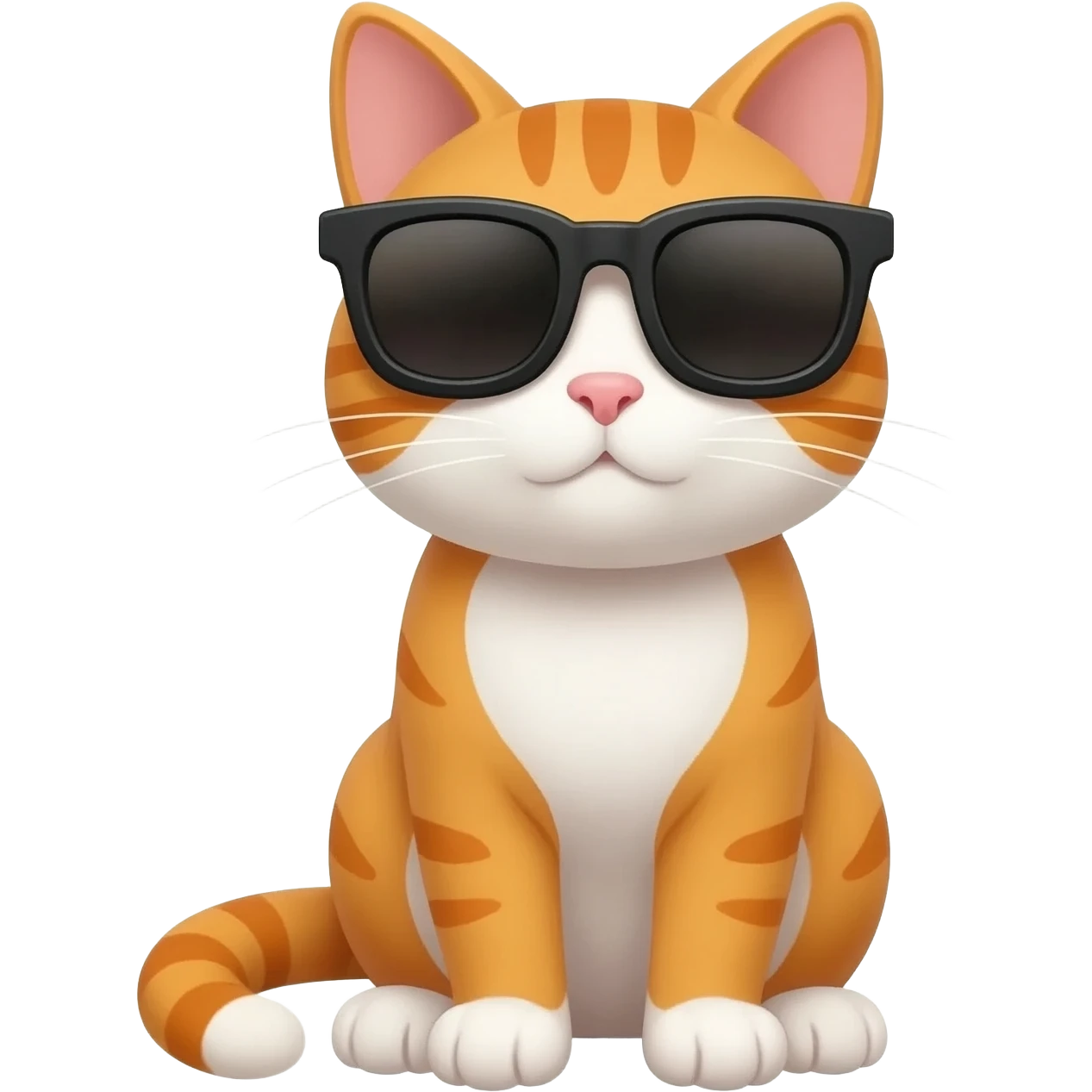 Cat wearing sunglasses emoji
