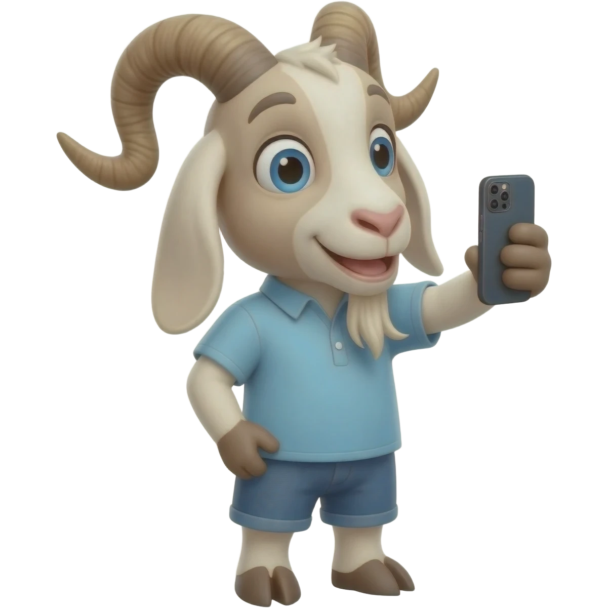 GOAT SELFY emoji