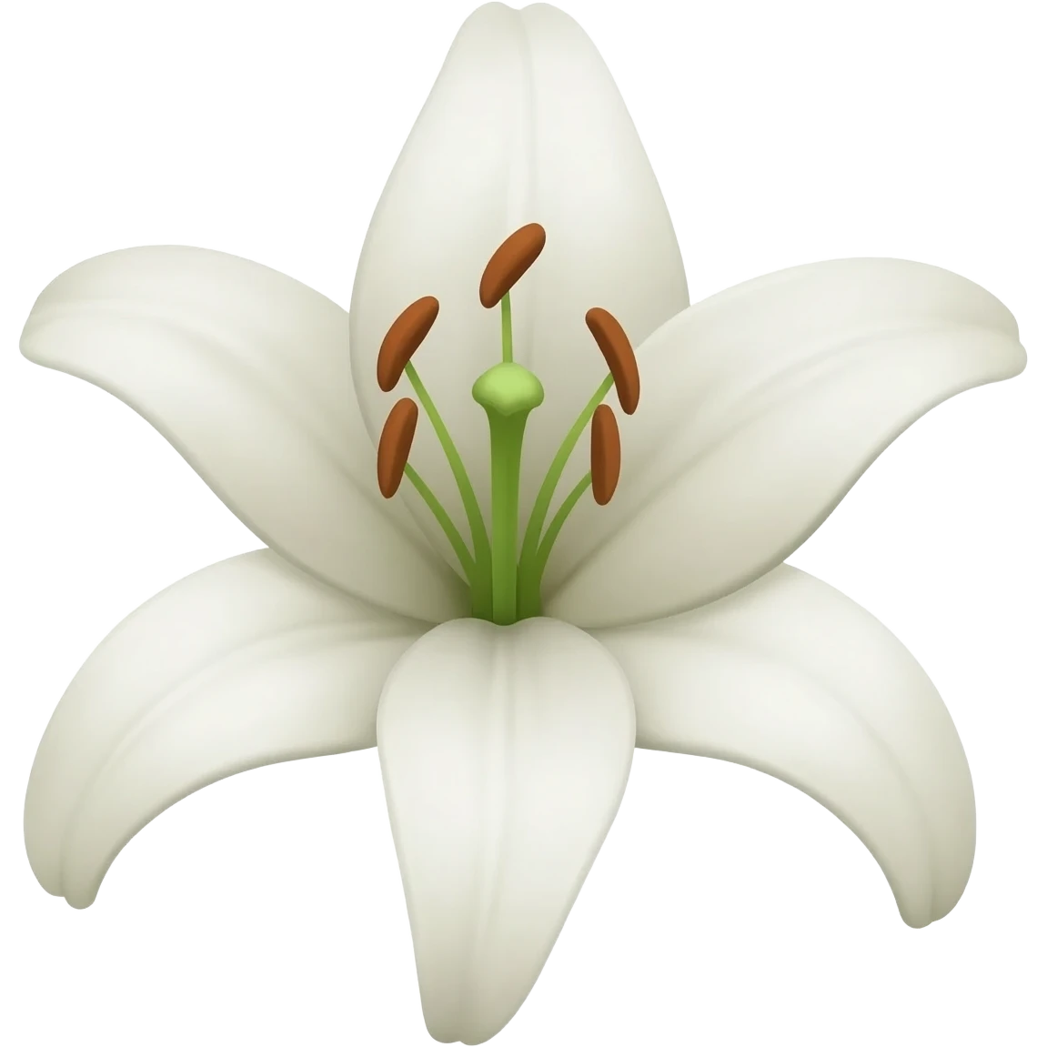 White lily emoji